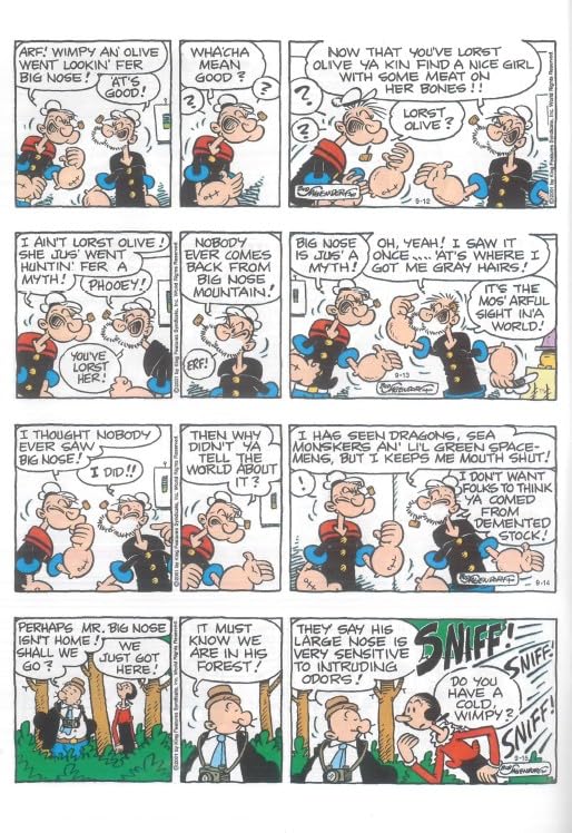 The Big Nose Mountain & Other Stories - Popeye The Sailor