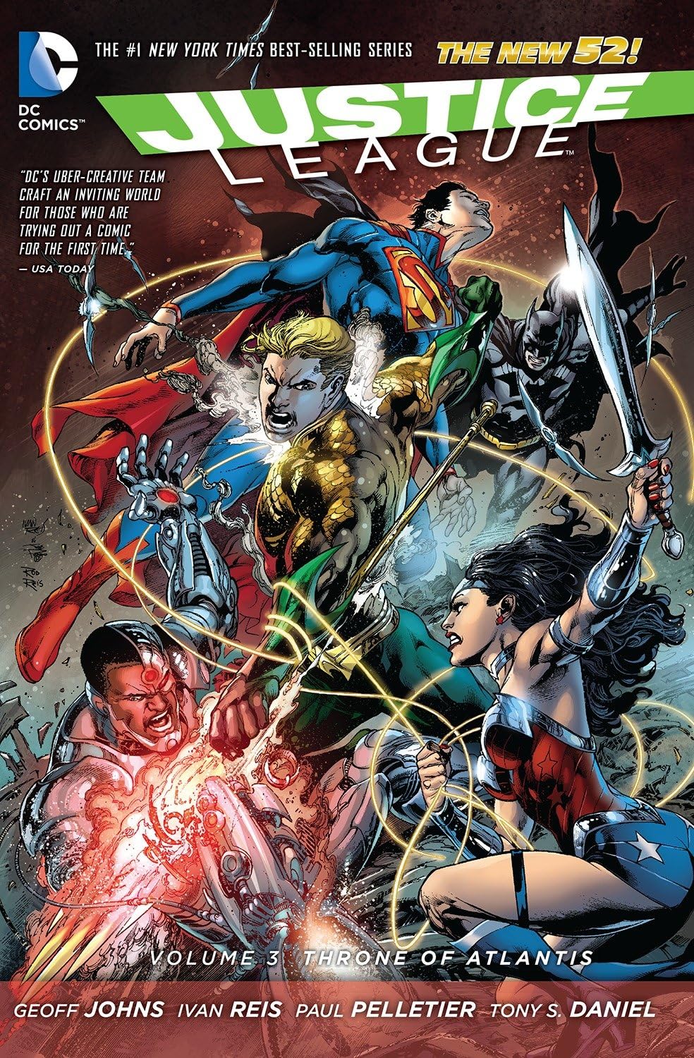 Justice League Vol. 3: Throne of Atlantis cover
