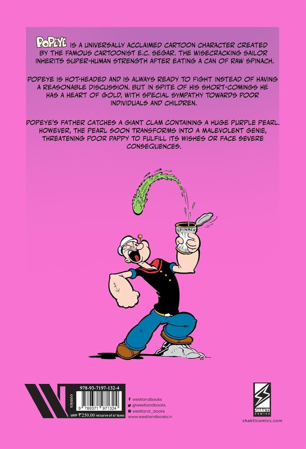 Popeye The Sailor: The Tale of Purple Pearl, Spirits and Sorcery