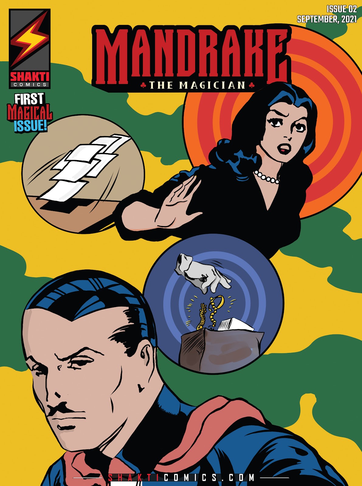 Mandrake The Magician: The bullies and The Invisible Man Printed on Glossy Papers.