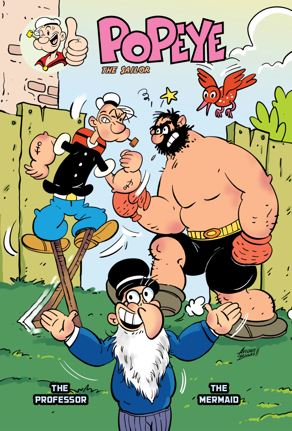 Popeye The Sailor The Professor & The Mermaid
