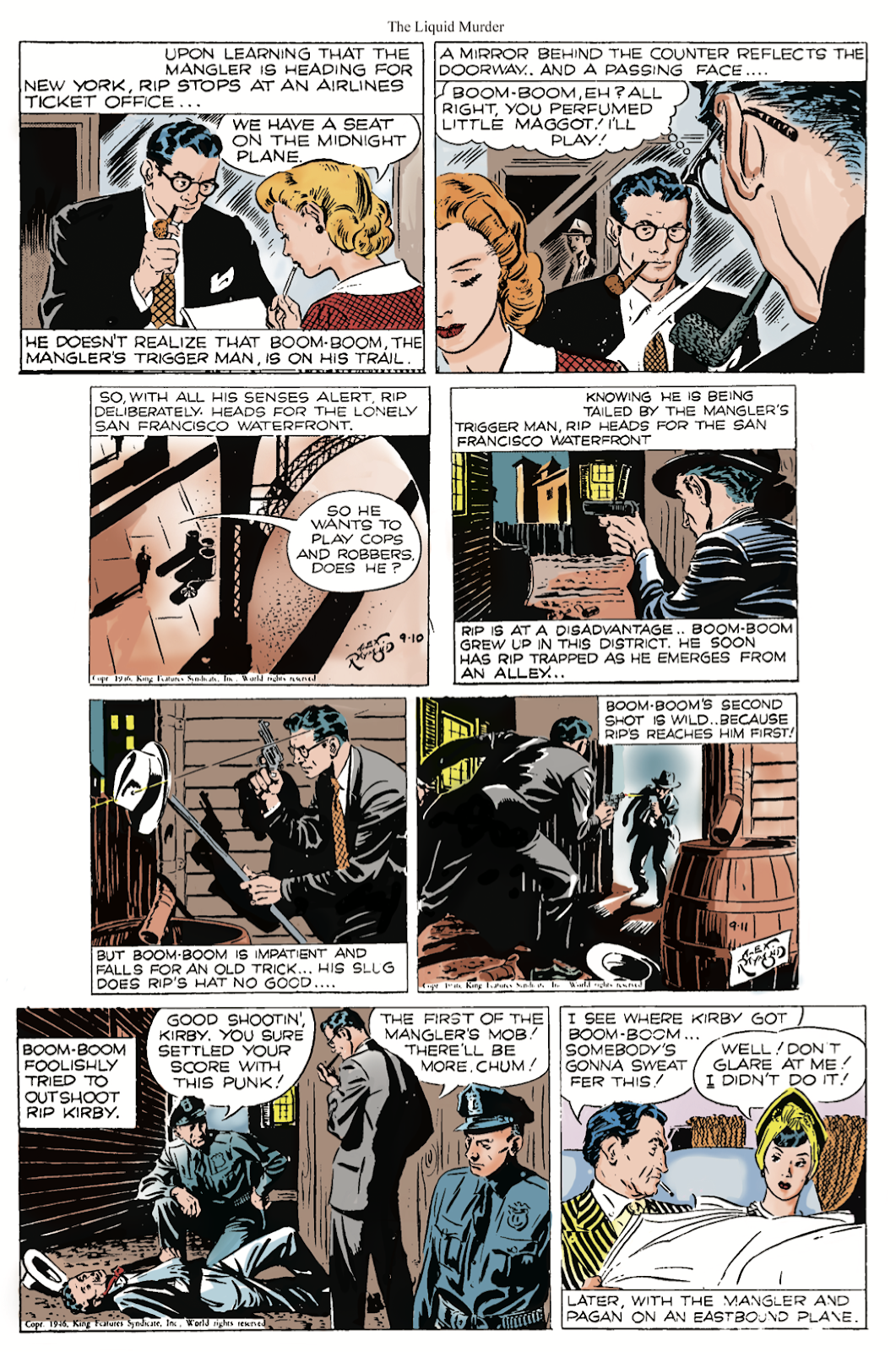 Rip Kirby - The Modern Detective: Chip Faraday Murder