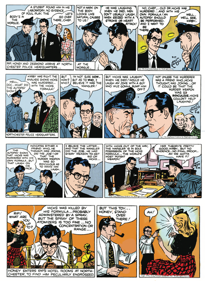 Rip Kirby - The Modern Detective: The Liquid Murder