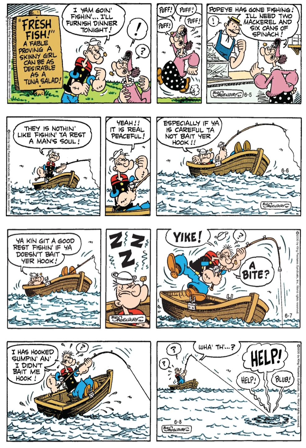 Popeye The Sailor The Professor & The Mermaid
