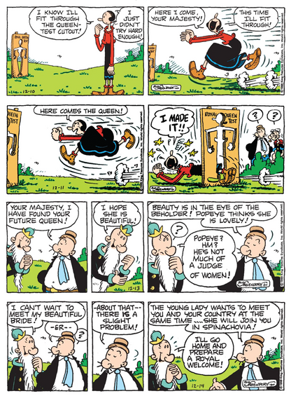 Popeye The Sailor The Doom's Day Doll & The Royalty Queen Test