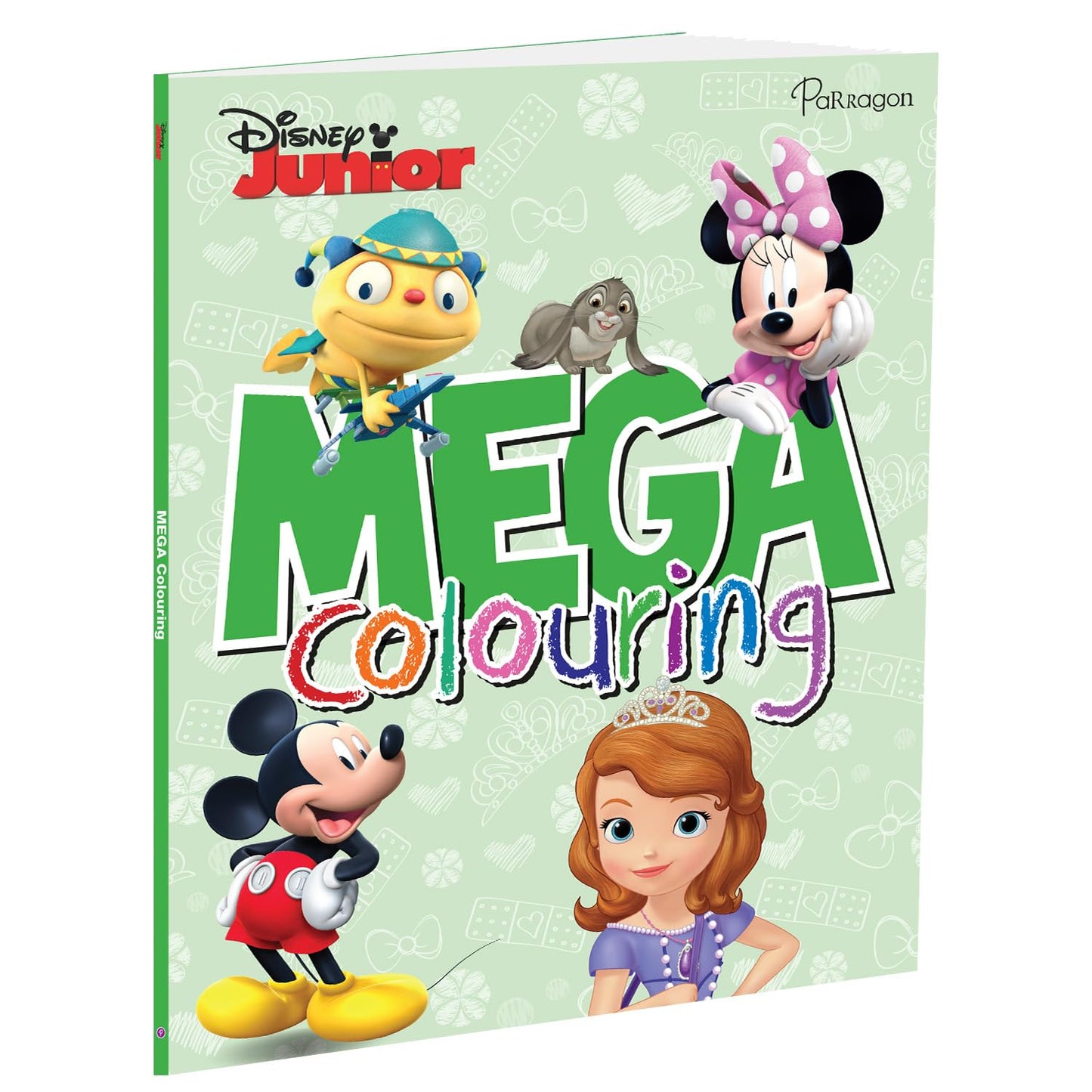 Disney Junior Mega Colouring Book cover