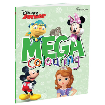 Disney Junior Mega Colouring Book cover