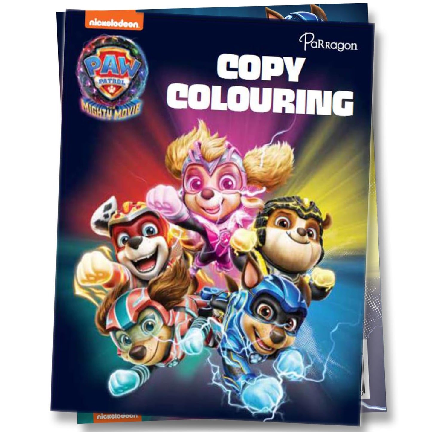 PAW Patrol The Mighty Movie Copy Colouring Book cover