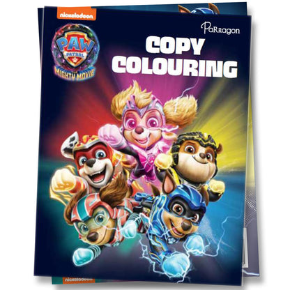 PAW Patrol The Mighty Movie Copy Colouring Book cover