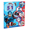 Marvel Captain America: 5-In-1 Colouring