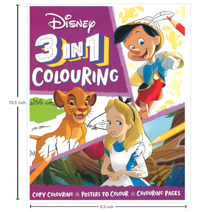 Disney: 3-in-1 Colouring cover