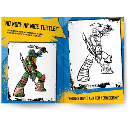 Teenage Mutant Ninja Turtles Copy Colouring cover