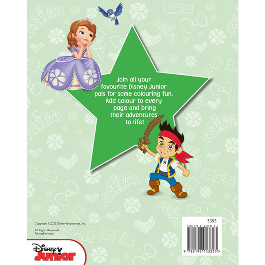 Disney Junior Mega Colouring Book cover