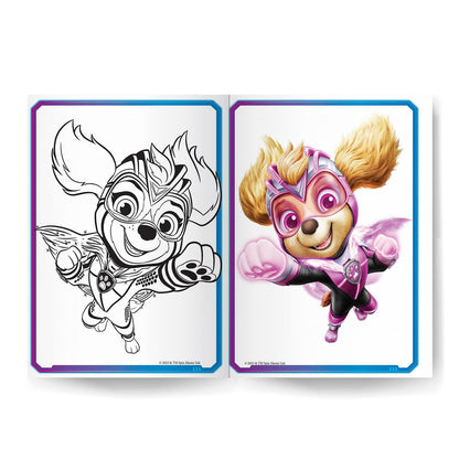 PAW Patrol The Mighty Movie Copy Colouring Book cover