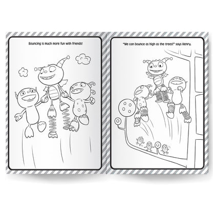Disney Junior Mega Colouring Book cover