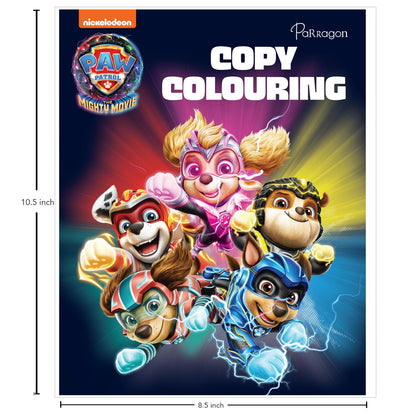 PAW Patrol The Mighty Movie Copy Colouring Book cover