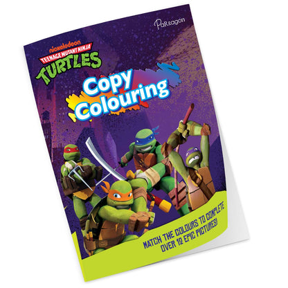 Teenage Mutant Ninja Turtles Copy Colouring cover