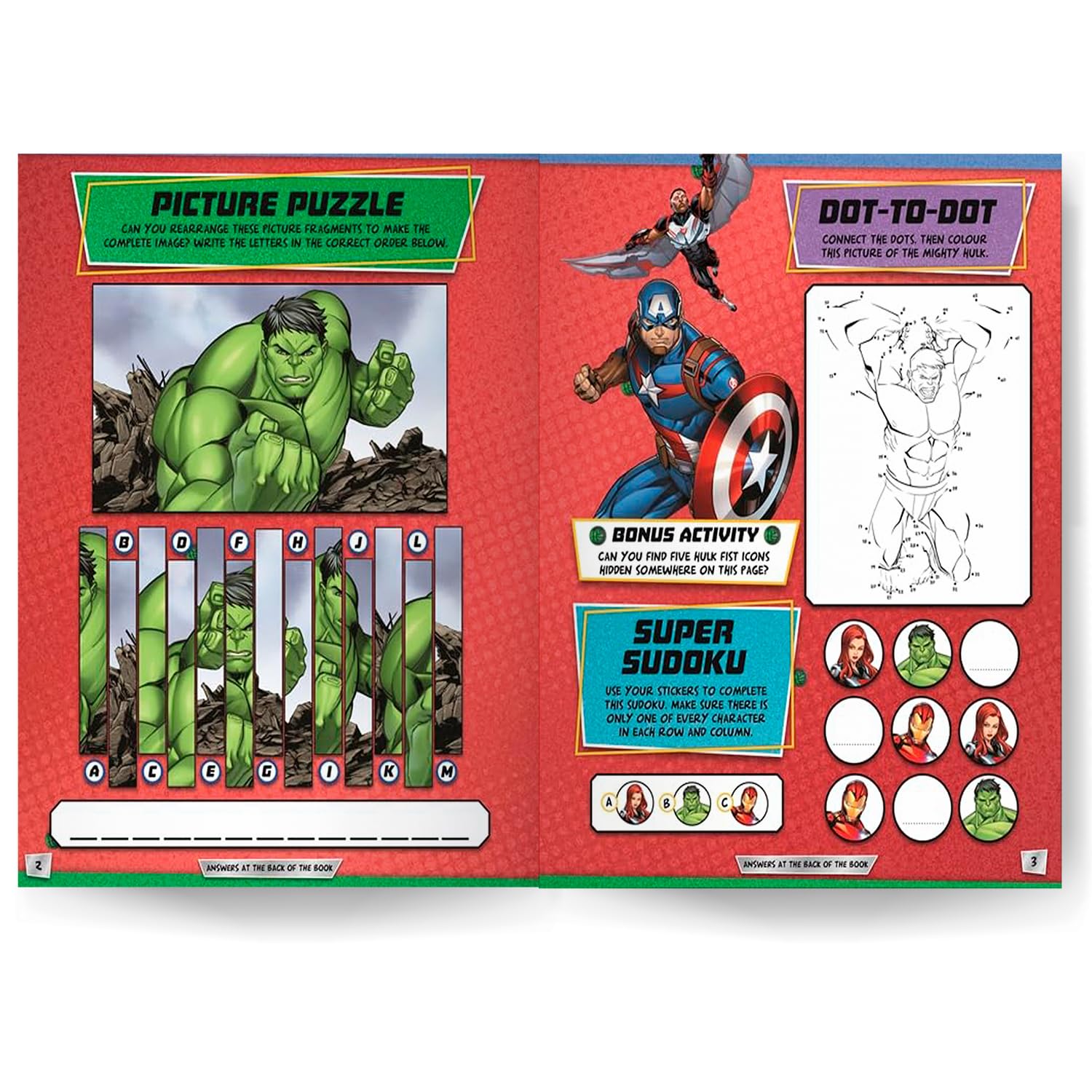 Marvel Hulk Super: Stickers cover