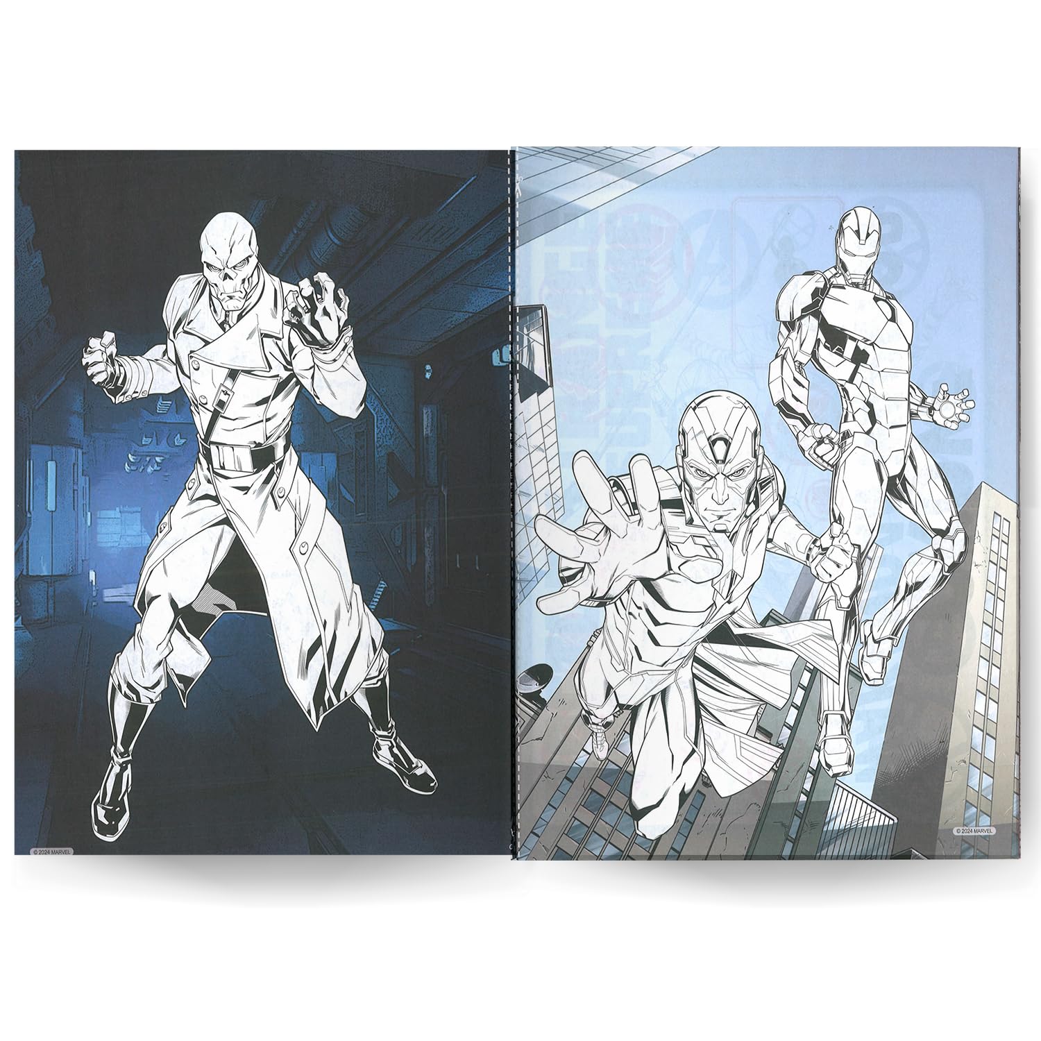 Marvel Avengers: 5-In-1 Colouring cover
