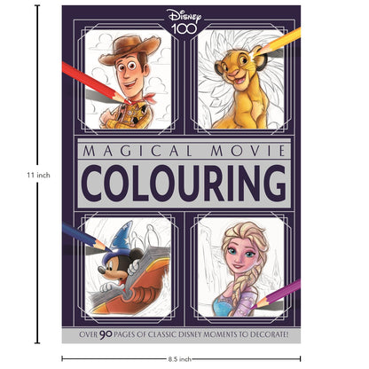 Disney: 100 Years of Disney Colouring Book cover