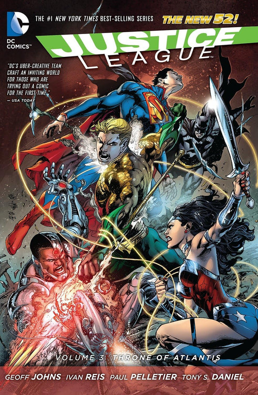 Justice League Vol. 3: Throne of Atlantis cover