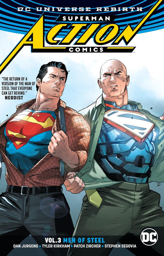 Superman: Action Comics Vol. 3: Men of Steel cover