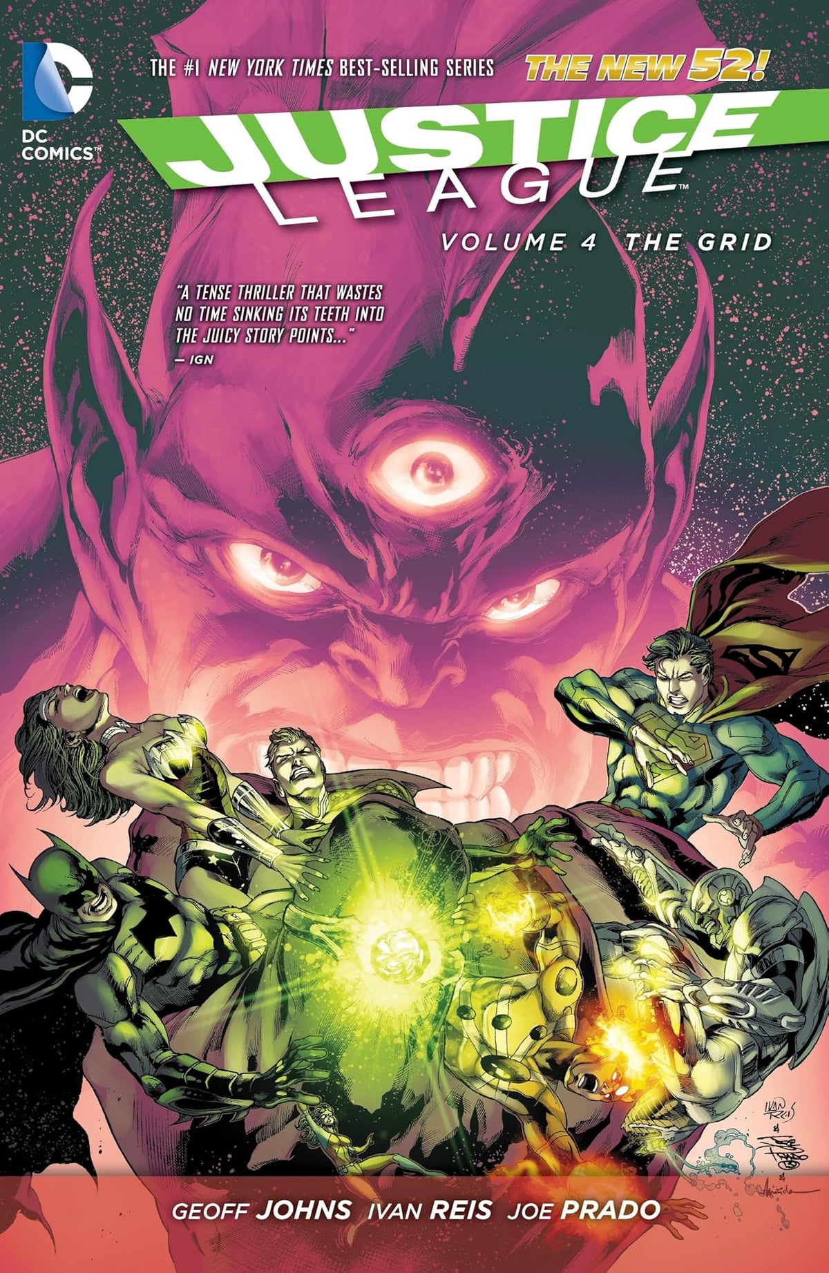 Justice League Vol. 4: The Grid cover