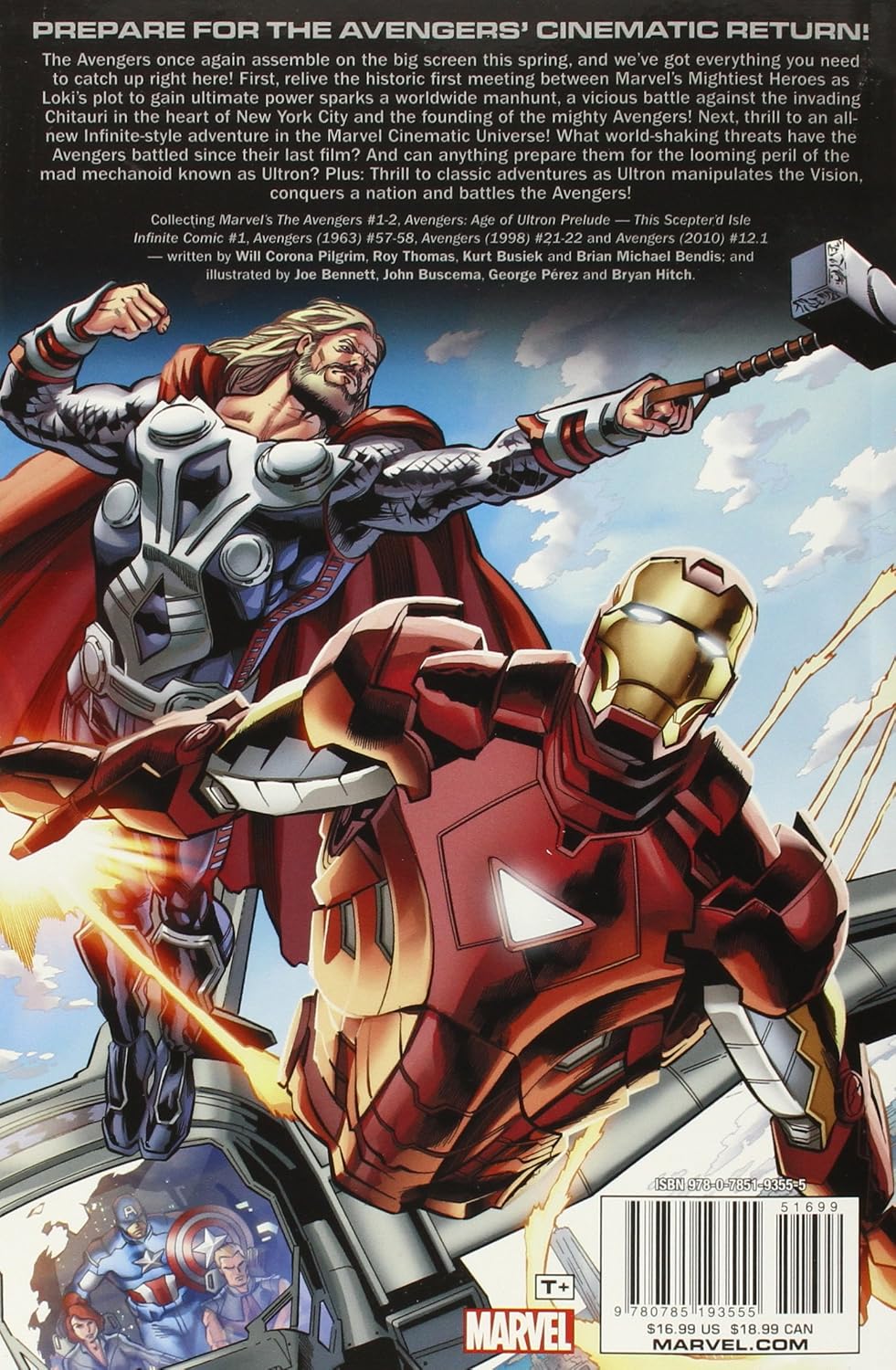 Marvel's The Avengers: Age of Ultron Prelude cover
