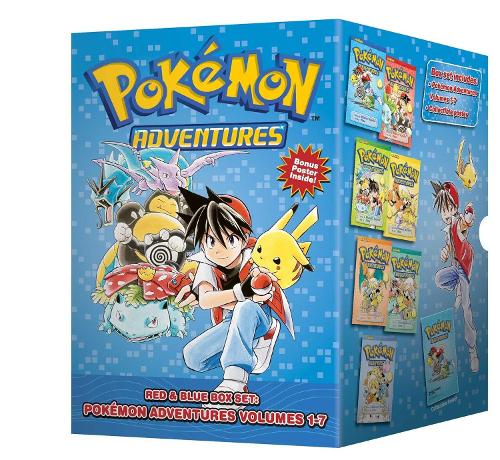 Pokémon Adventures Red & Blue Box Set (Vols 1-7) cover