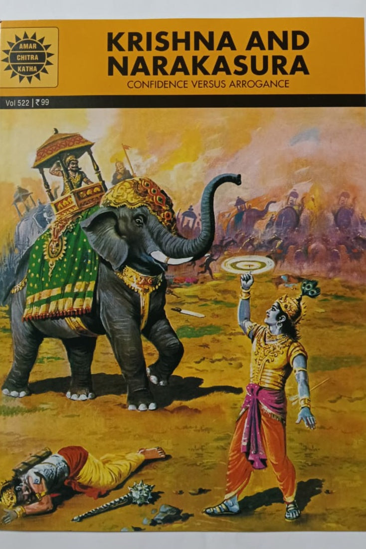 Krishna And Narakasura cover