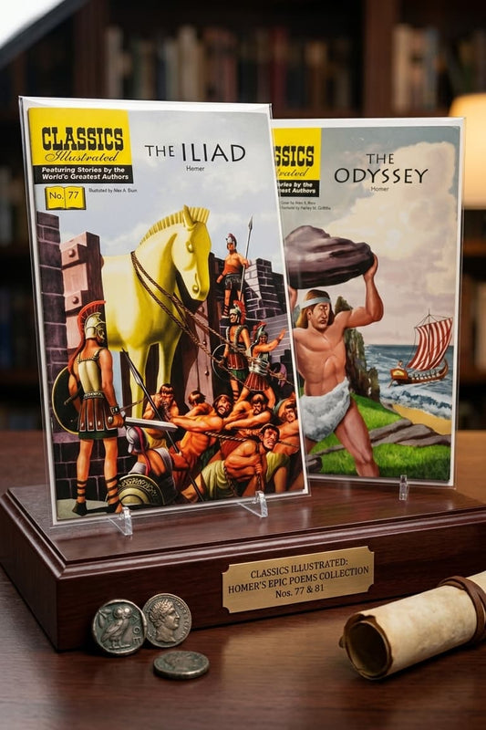 The Iliad & The Odyssey - Homer's Epic Collection (Set of 2)