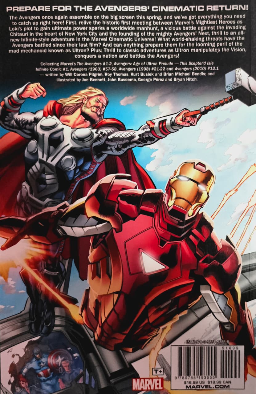 Marvel's The Avengers: Age of Ultron Prelude cover