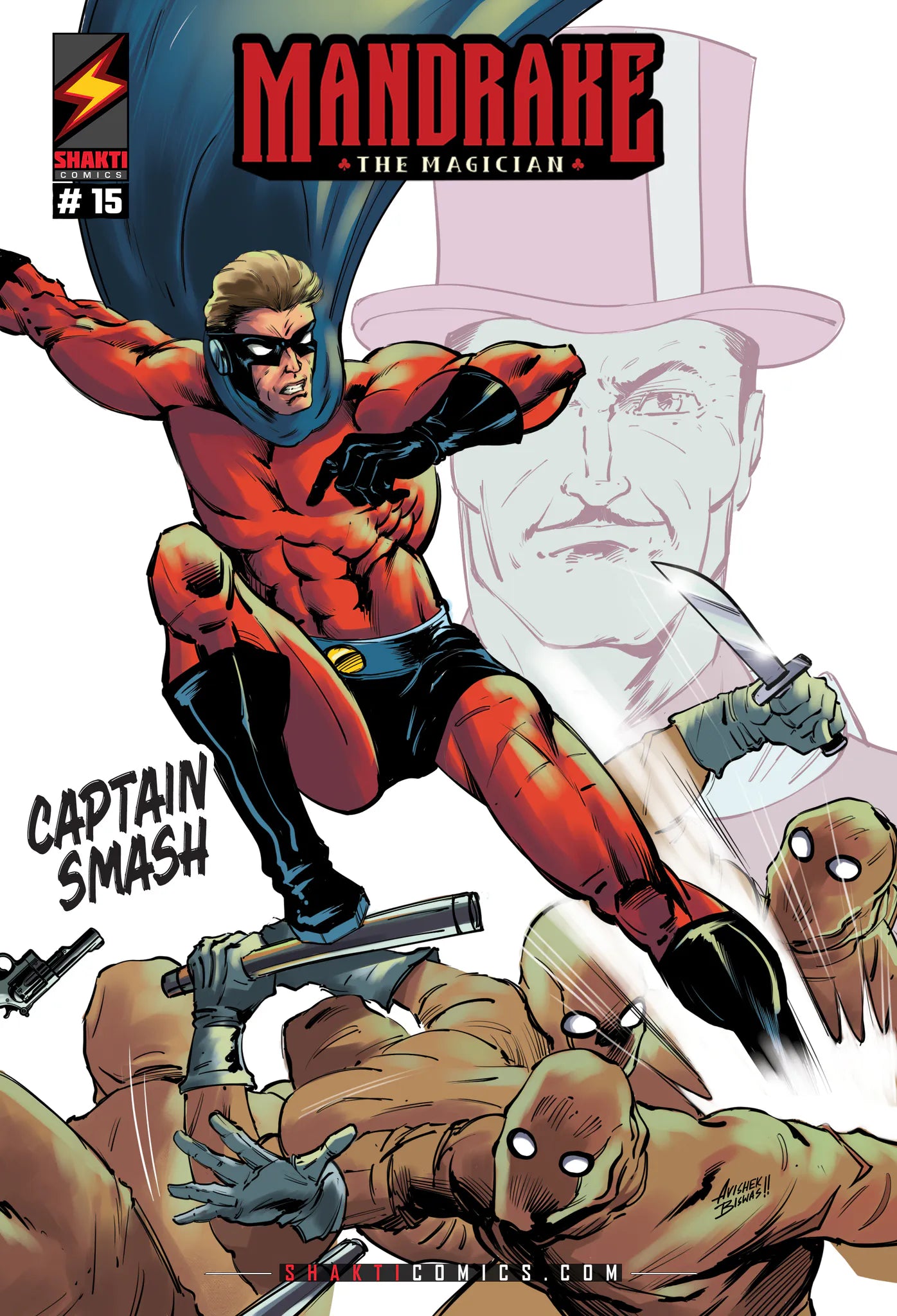 Mandrake The Magician: Captain Smash - cover