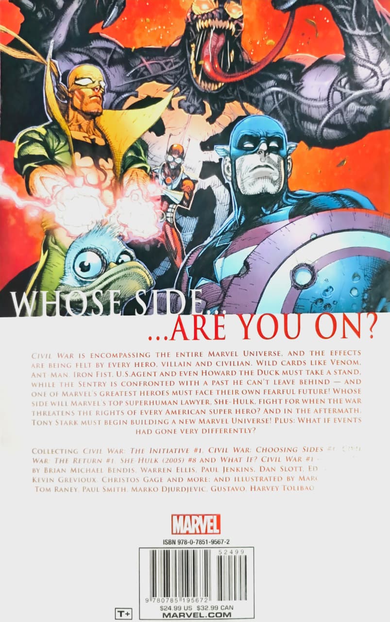 Civil War: Marvel Universe cover