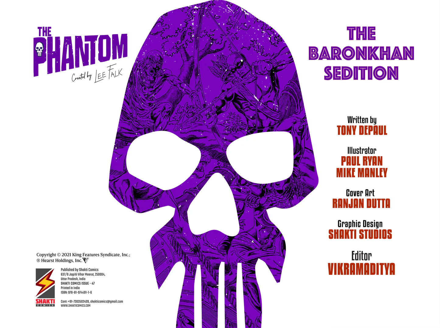 The Phantom: The Baronkhan Sedition - interior spread