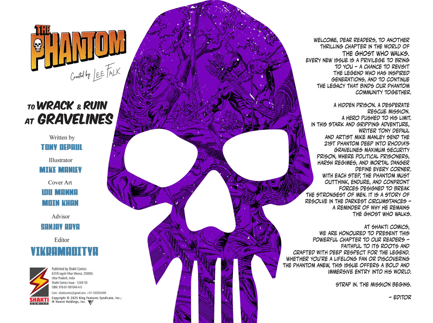 The Phantom: To Wrack and Ruin at Gravelines - interior page