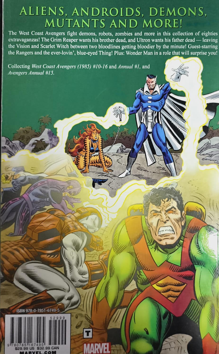 West Coast Avengers: Sins of the Past cover
